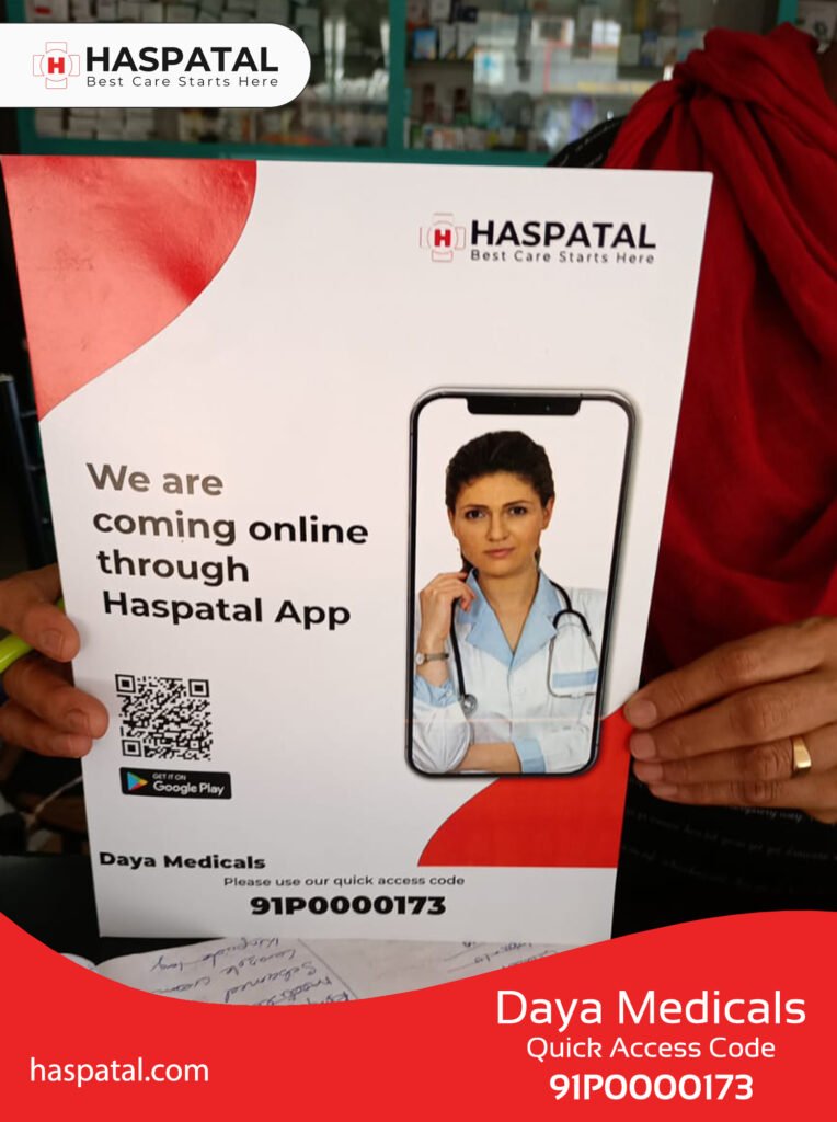 Daya Medicals, Calicut, Kerala starts providing online services by joining Haspatal App.