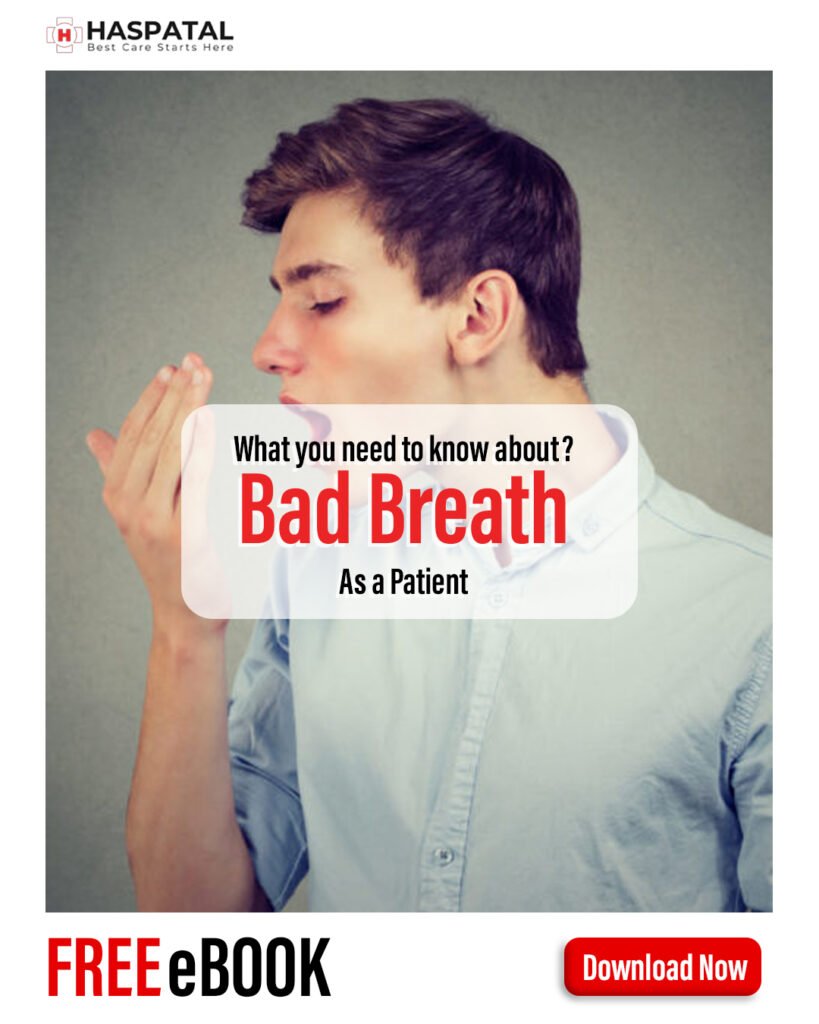 How bad breadth can affect your mouth? Haspatal online consultation app
