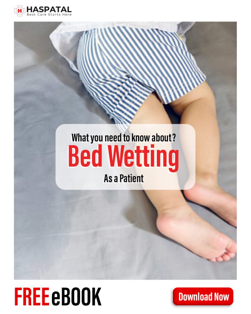 How bed wetting can affect your health? Haspatal online consultation app