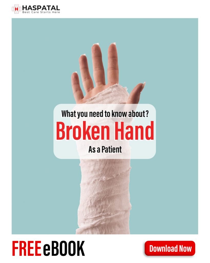 How broken hand can affect your body? Haspatal online consultation app