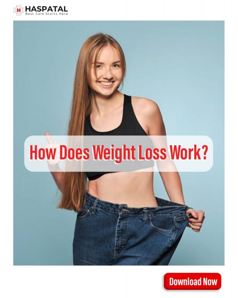 How does weight loss work? Haspatal online doctor consultation app.