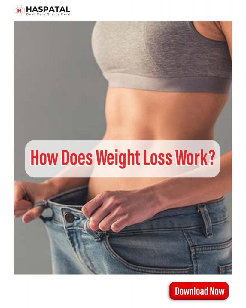 How does weight loss work? Haspatal online doctor consultation app.