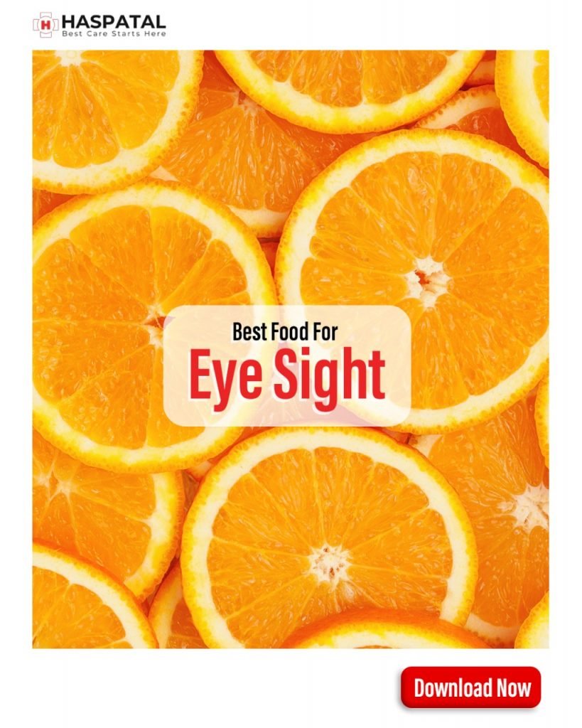 Which are the top best food for healthy eyes? Haspatal online doctor consultation app.