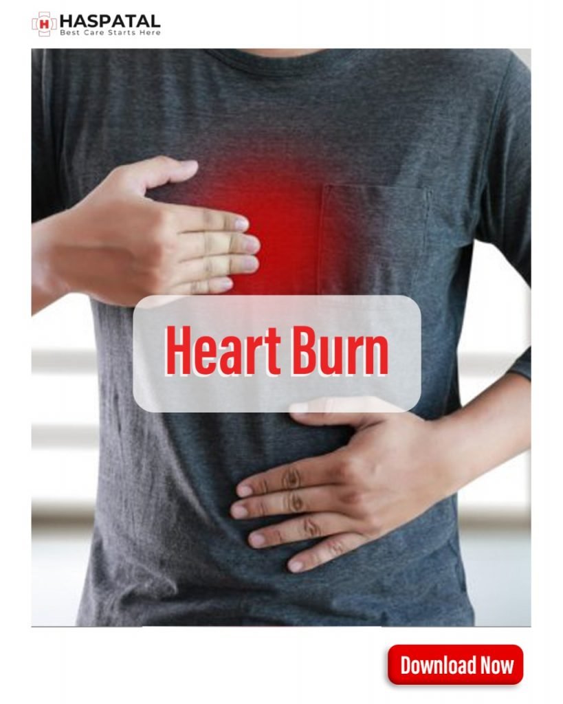 When should I see a doctor about a heartburn? Haspatal online doctor consultation app.