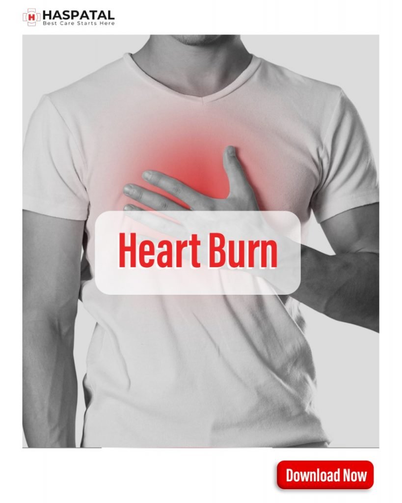 When should I see a doctor about a heartburn? Haspatal online doctor consultation app.