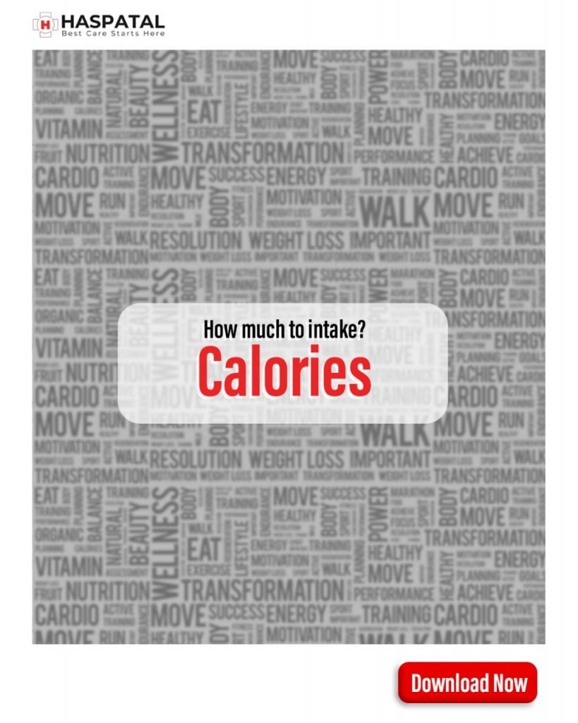 How many calories should I eat a day? Haspatal online doctor consultation app.