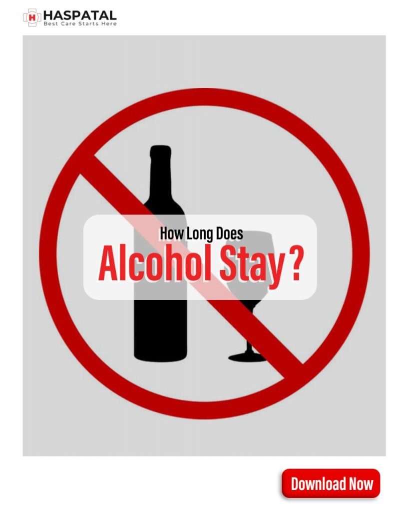 How long does alcohol stay in your system? Haspatal online doctor consultation app.