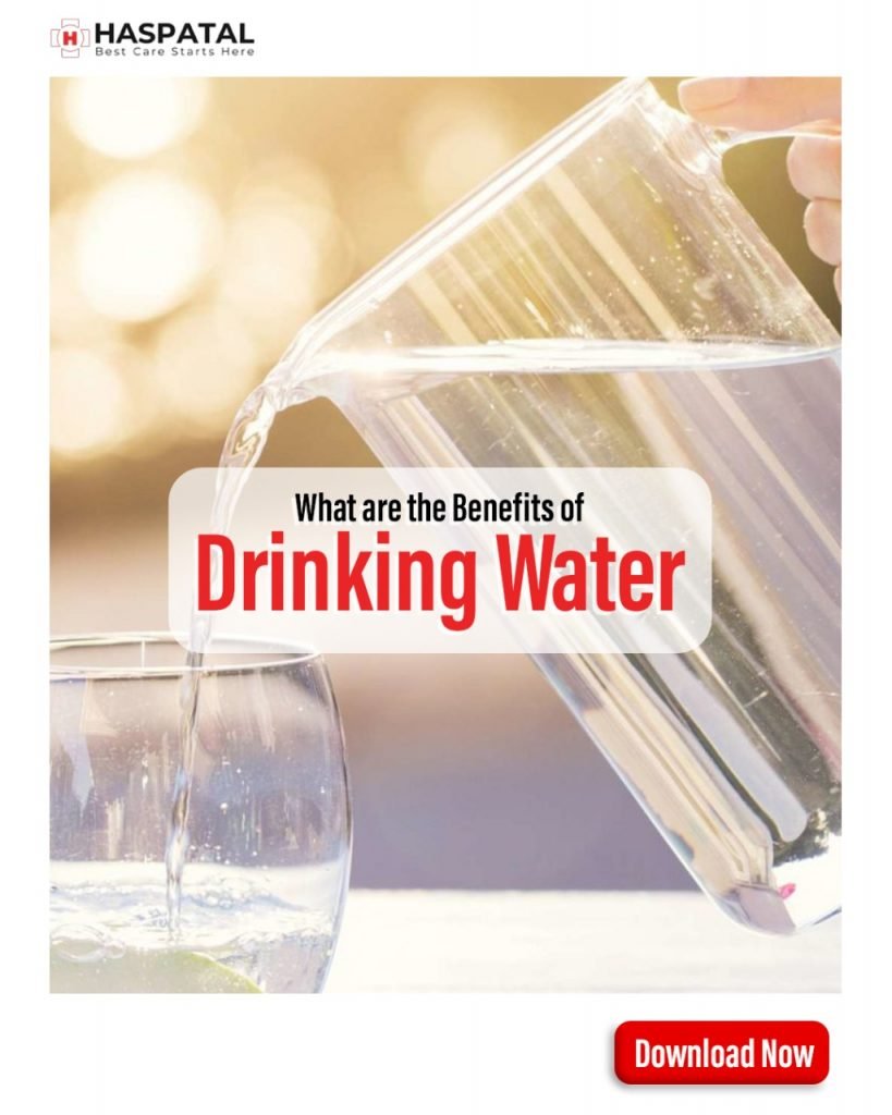 What are the Top Best benefits of drinking water for health? Haspatal online doctor consultation app.