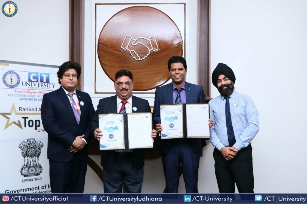 CT University signs MOU with Global Remote Healthcare leaders Eminent Physicians to amplify career opportunities of its students in the healthcare sector worldwide.​