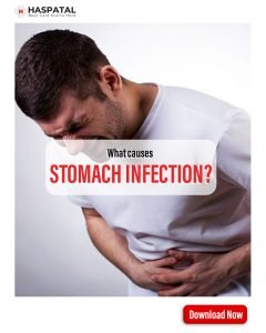 What causes stomach infection? Haspatal App